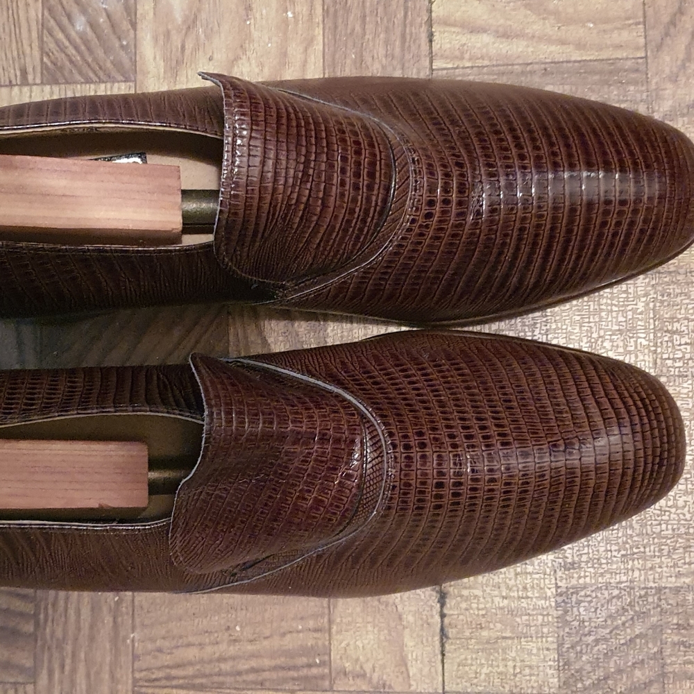 Handmade leather shoes
